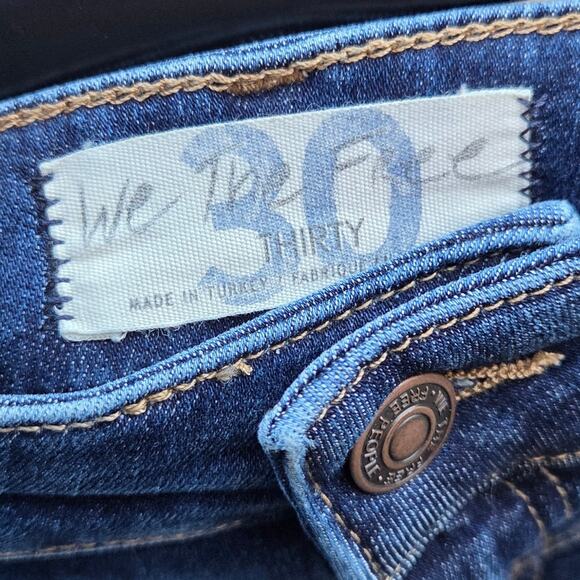 Free People Riley Seamed Skinny Jeans Size 30 - Picture 5 of 5